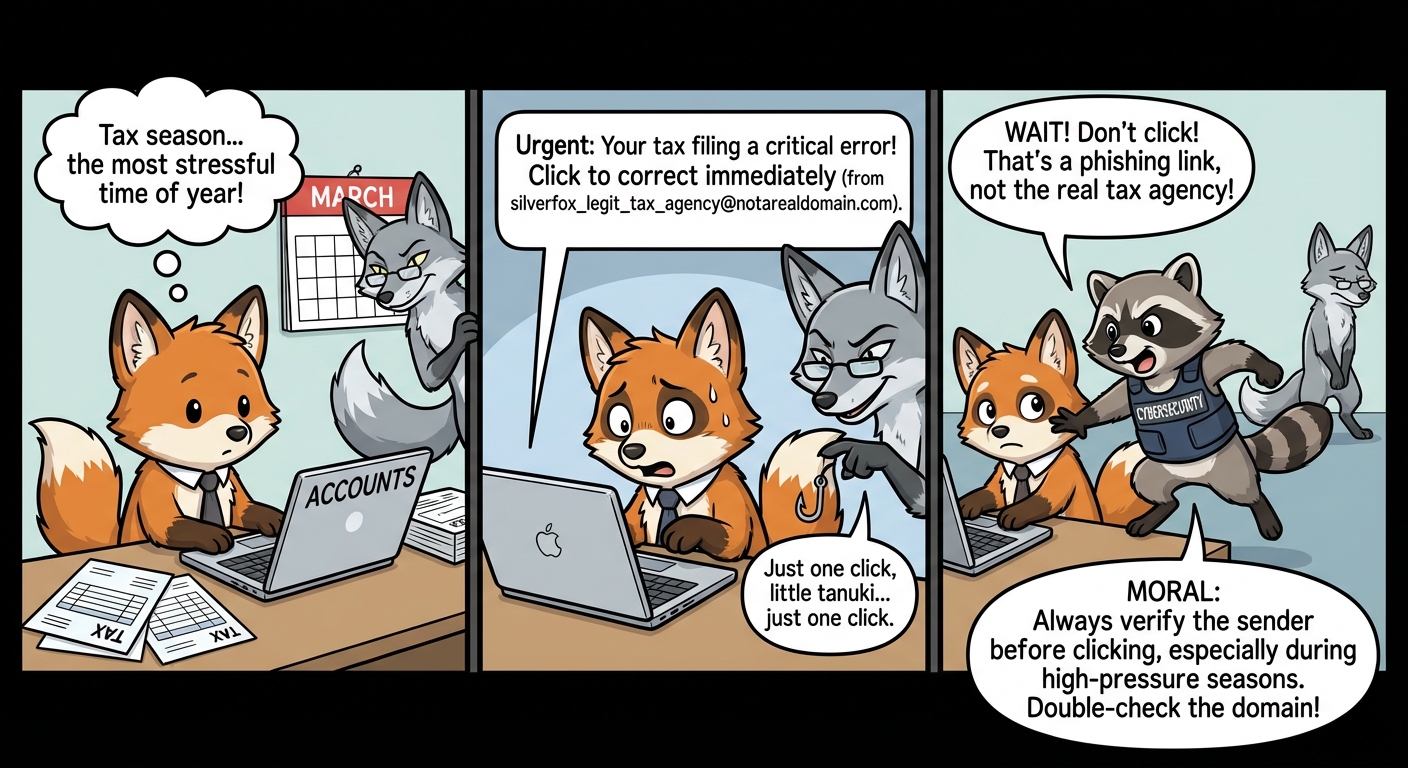 Tax Season Silver Fox Attack