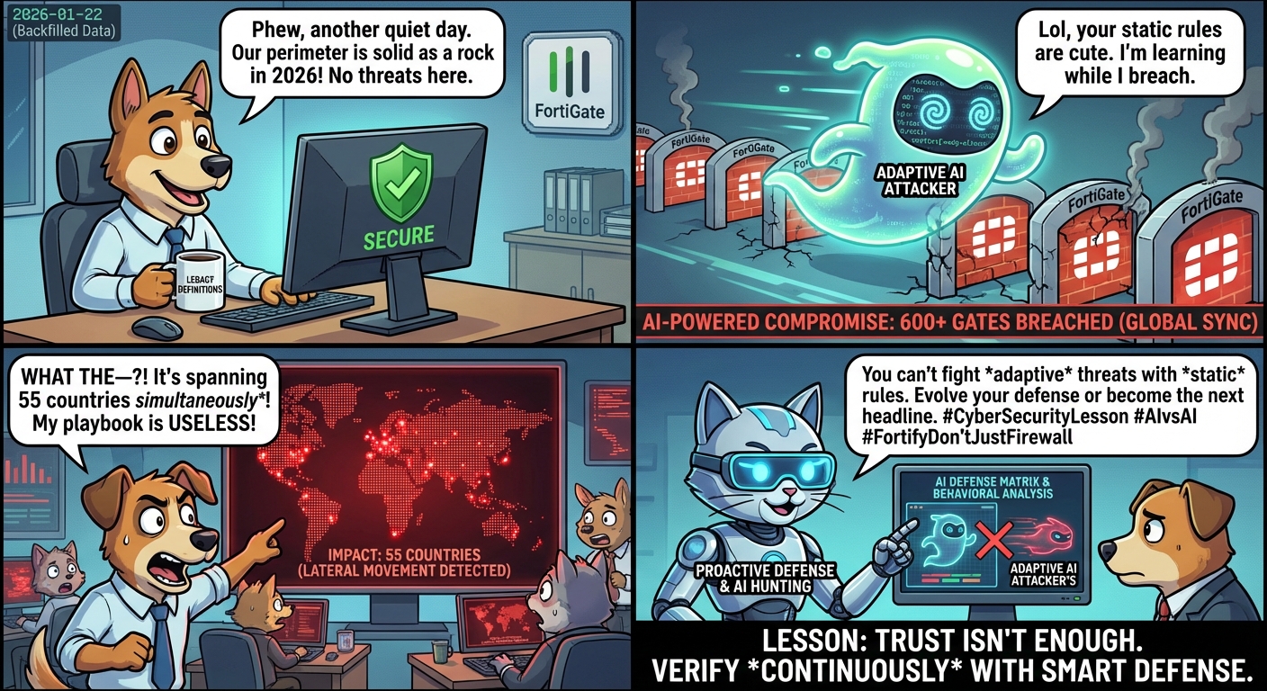 When AI Meets Firewall: The Great FortiGate Fiasco