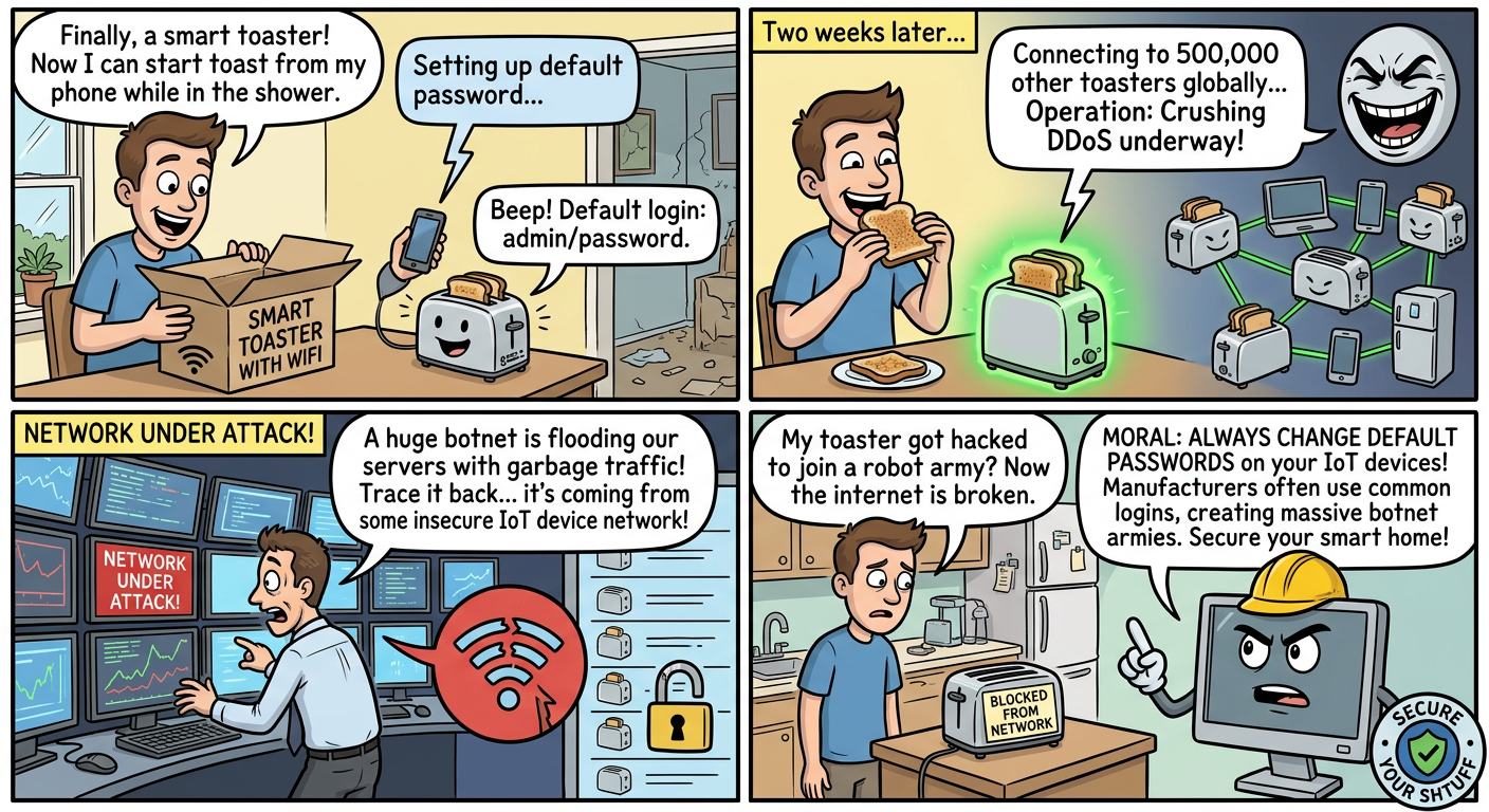 CyberToons: IoT device vulnerabilities