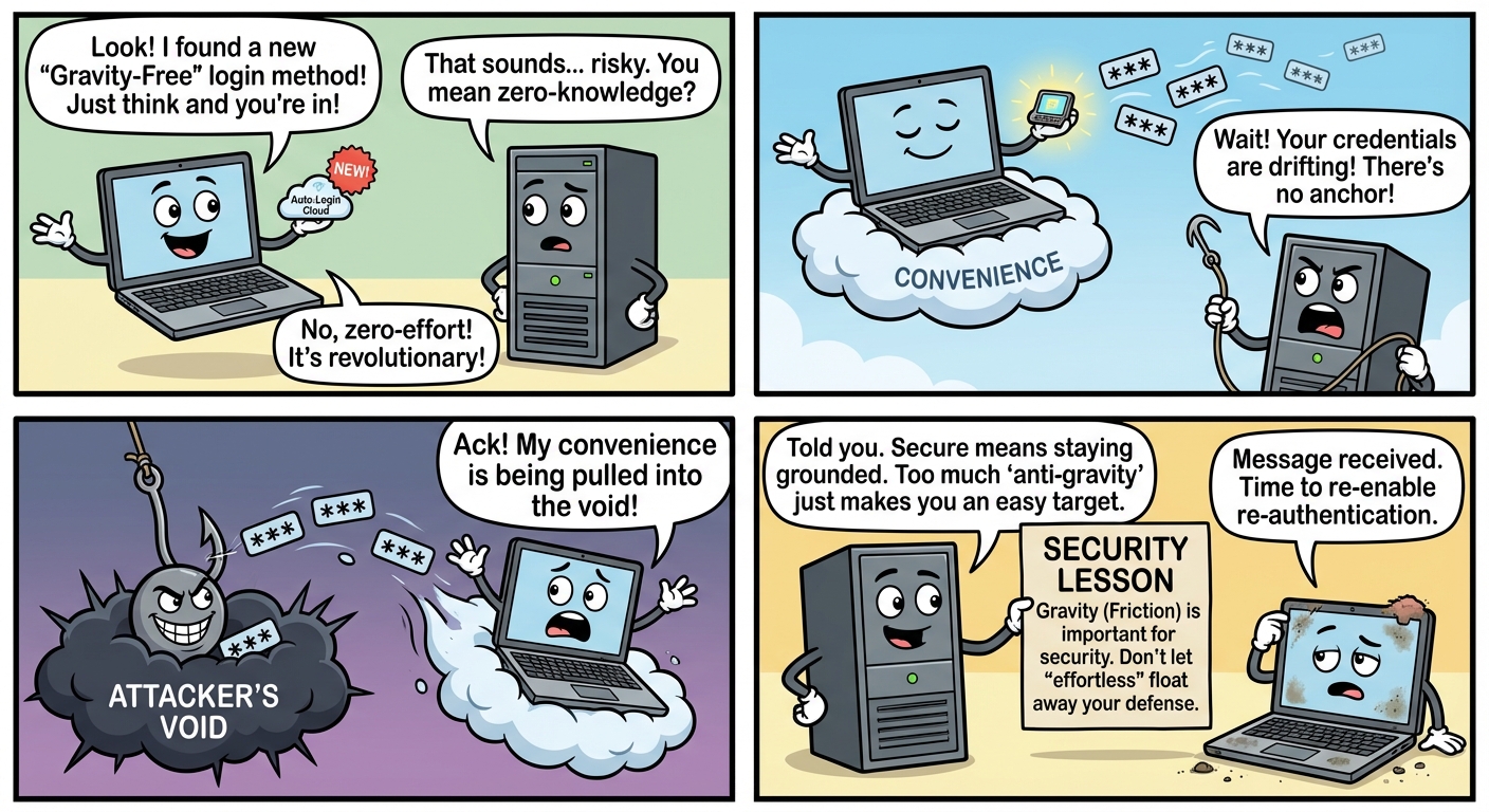 Zero Gravity, Zero Security: Don't Float Away!