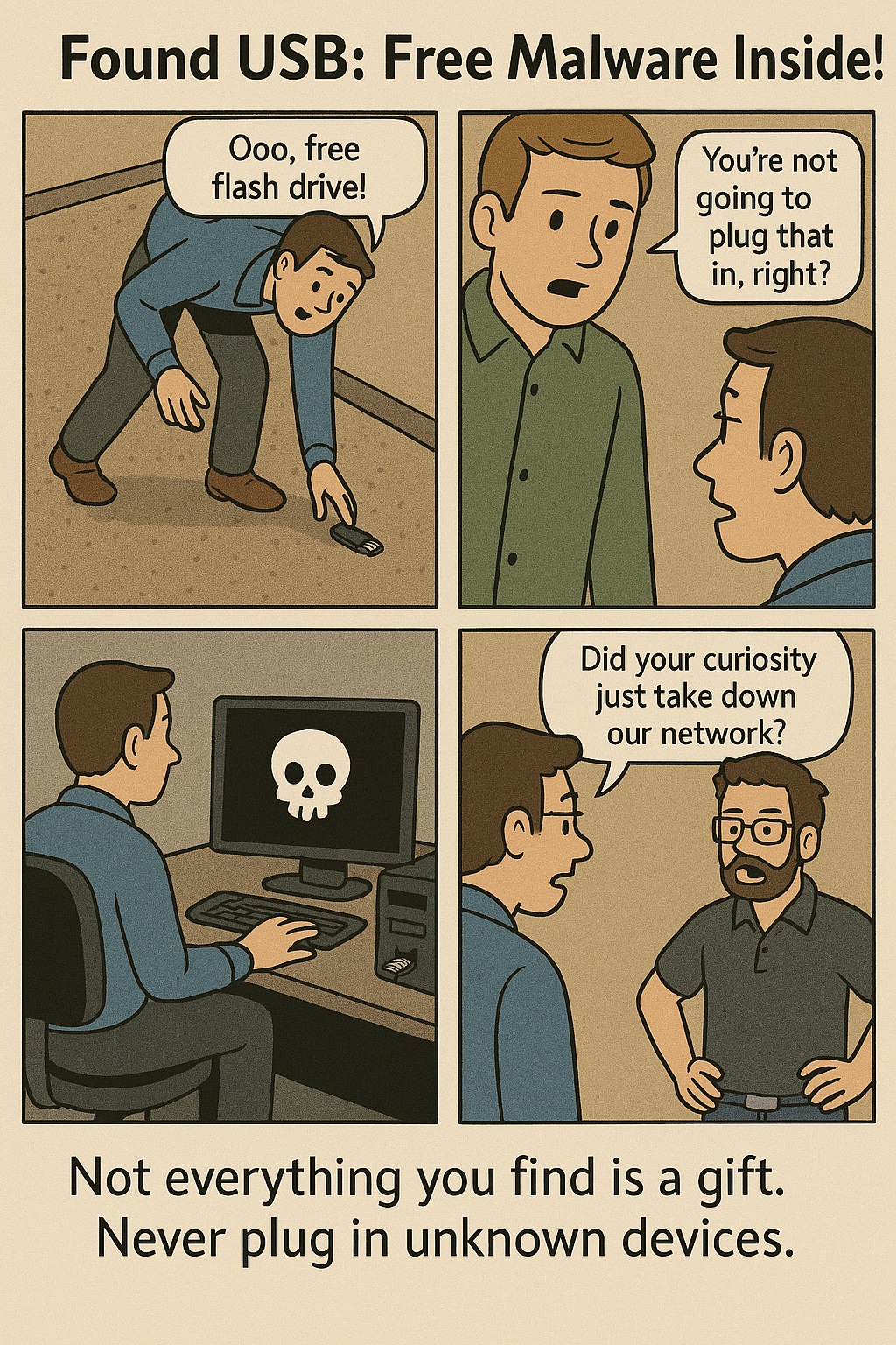 Found USB: Free Malware Inside!